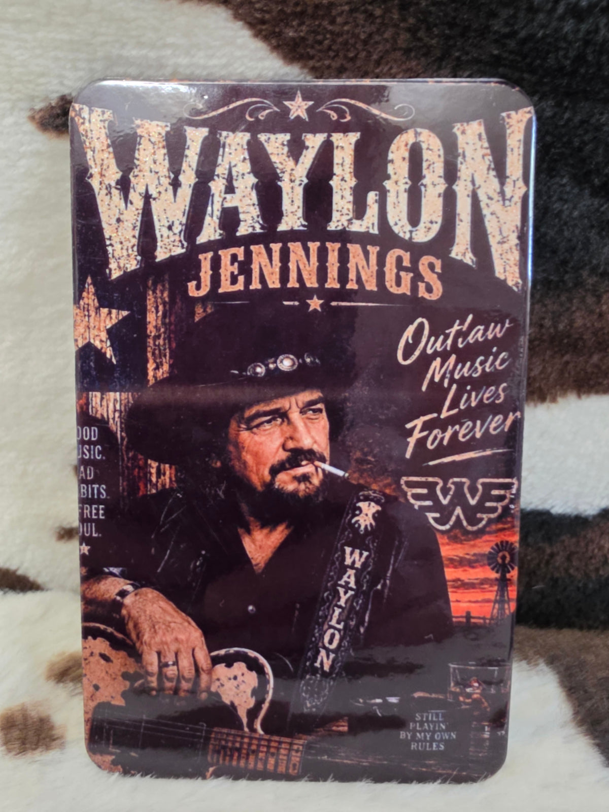 Waylon Jennings Outlaw Country Music Tribute Magnet