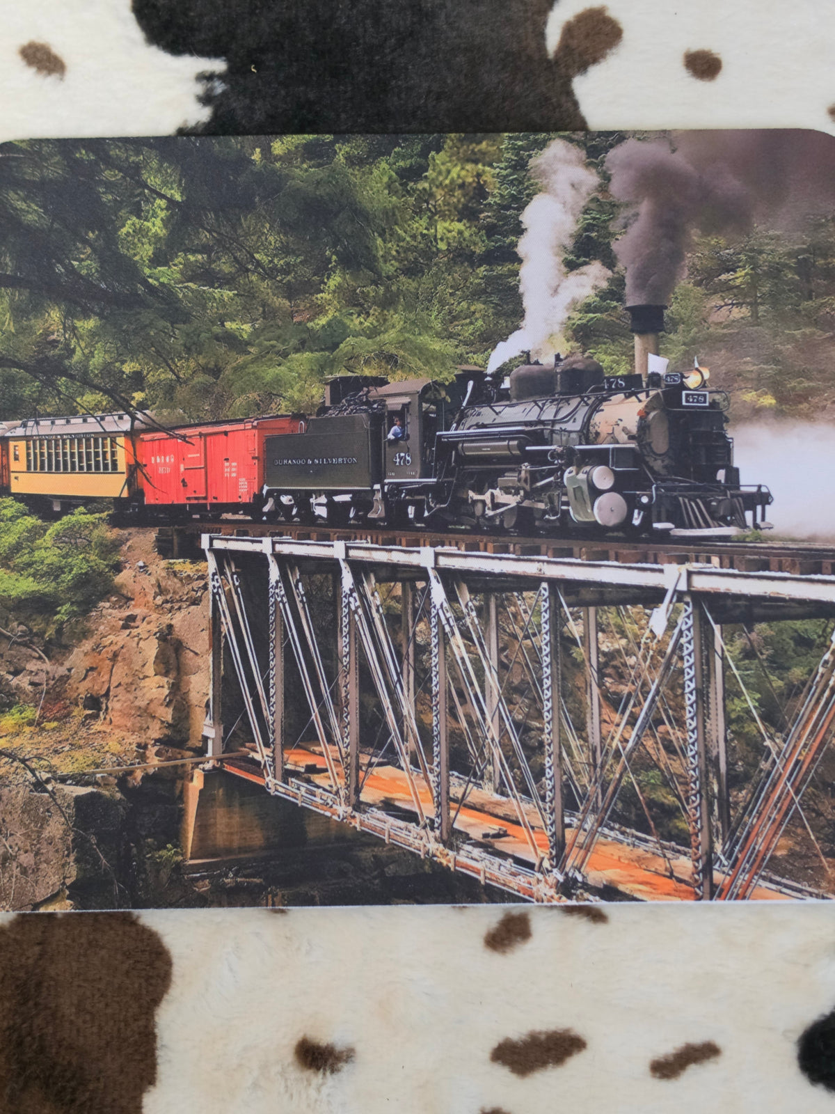 Train Computer Non Slip Custom Mouse Pad