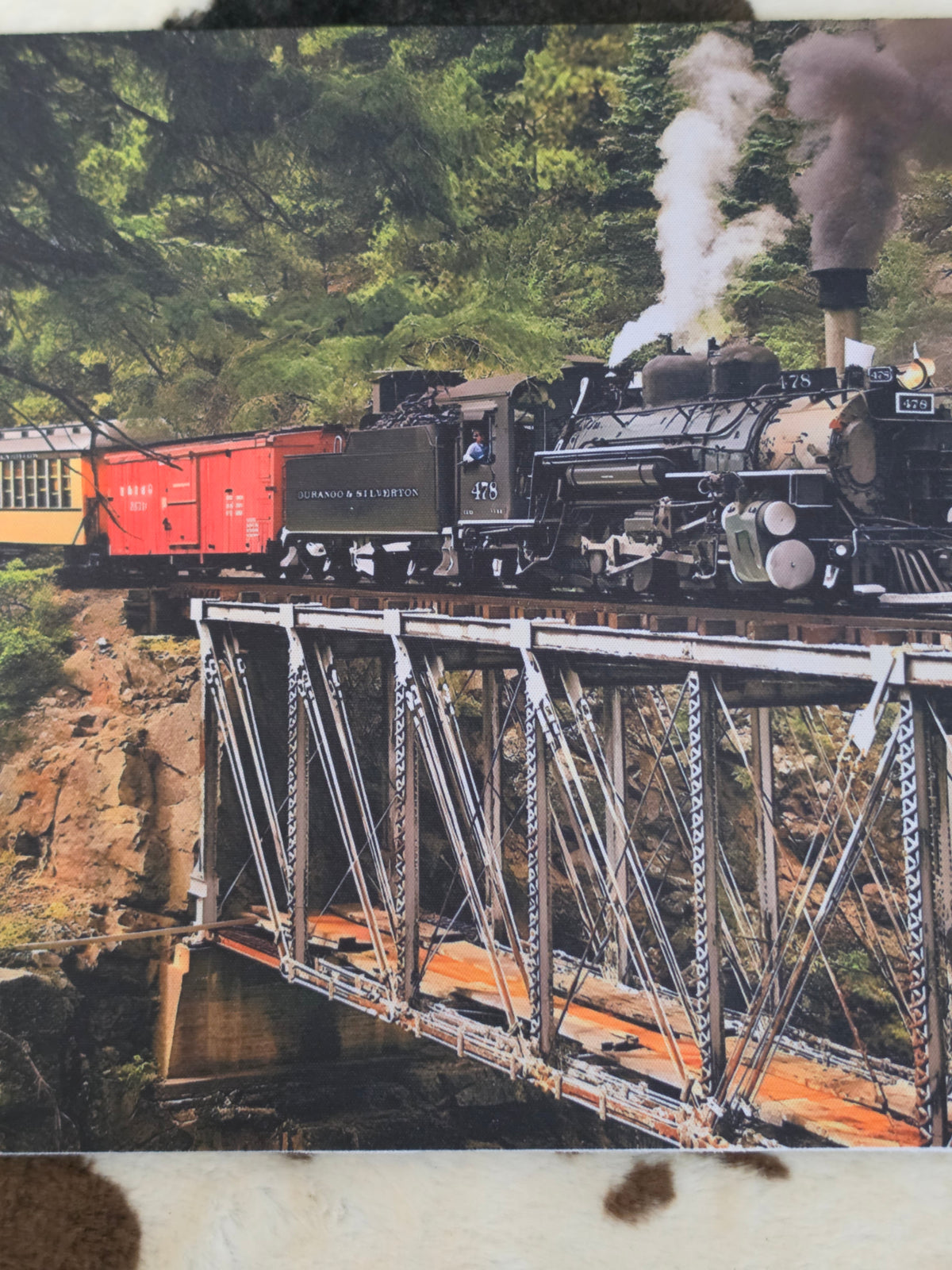 Train Computer Non Slip Custom Mouse Pad