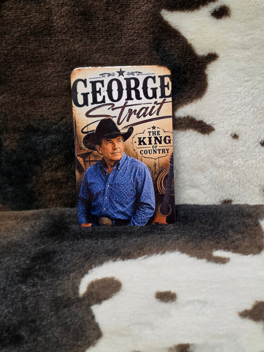 George Strait King of Country Western Music Magnet