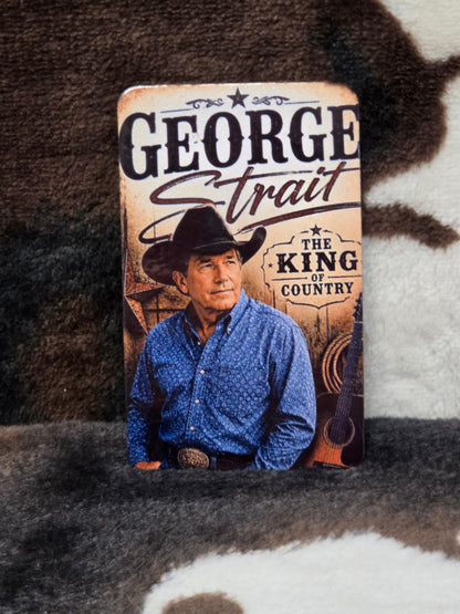 George Strait King of Country Western Music Magnet