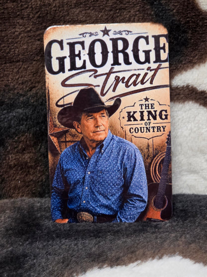 George Strait King of Country Western Music Magnet