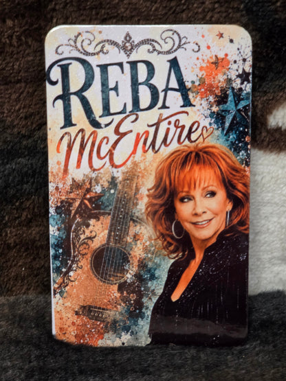 Reba McEntire Country Music Guitar Magnet