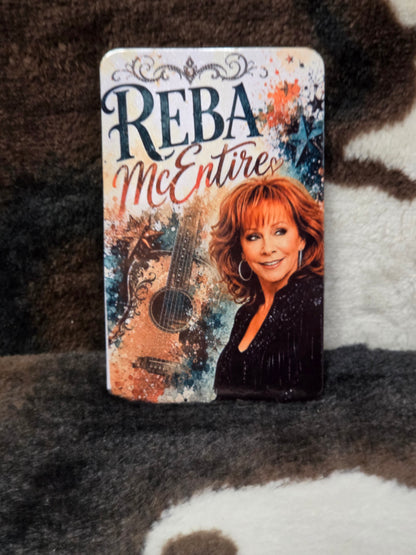 Reba McEntire Country Music Guitar Magnet