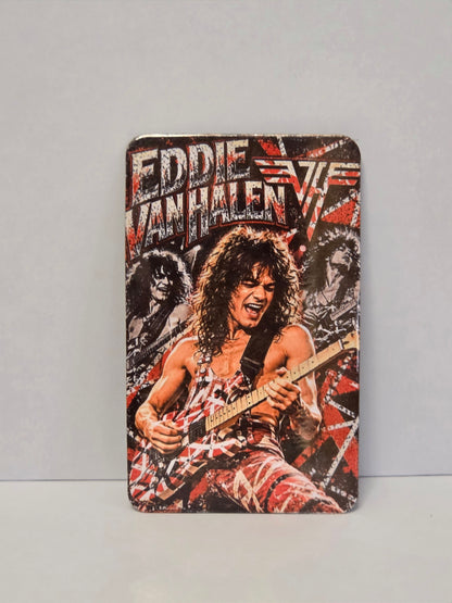 Eddie Van Halen Guitarist Rock Music Magnet 2.3 x 3.6 Inch Vertical