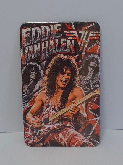 Eddie Van Halen Guitarist Rock Music Magnet 2.3 x 3.6 Inch Vertical