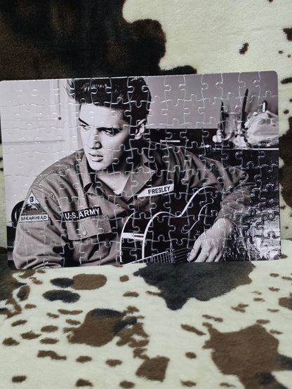 Elvis 120 Piece Handmade Jigsaw Puzzle