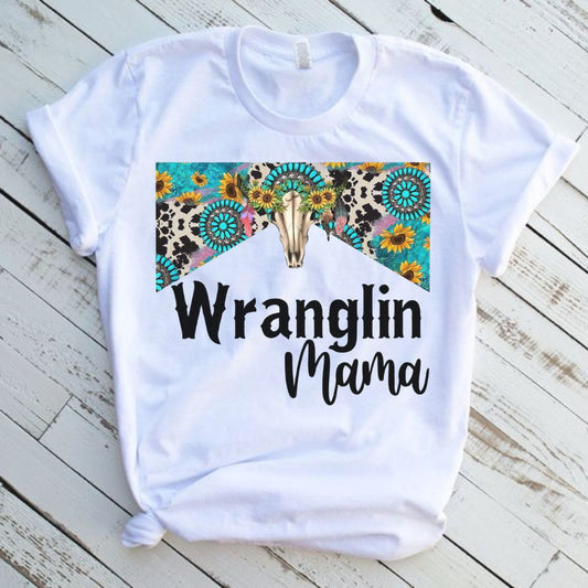 Wranglin Mama Graphic T-Shirt