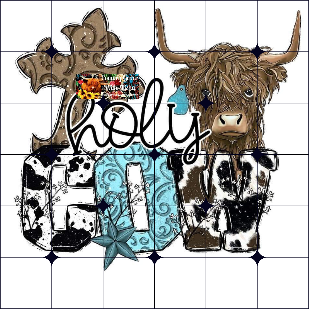 Holy Cow Ready to Press Sublimation Transfer