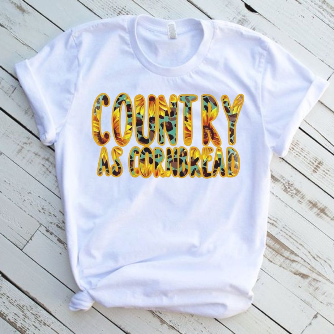Country As Cornbread Graphic T-Shirt