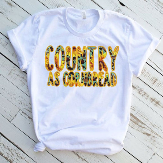Country As Cornbread Graphic T-Shirt