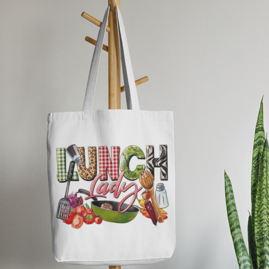 Lunch Lady Canvas Tote Bag
