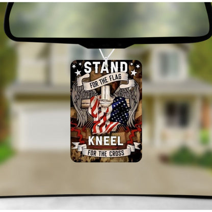 Stand For The Flag Unscented Car Air Freshener Freshie