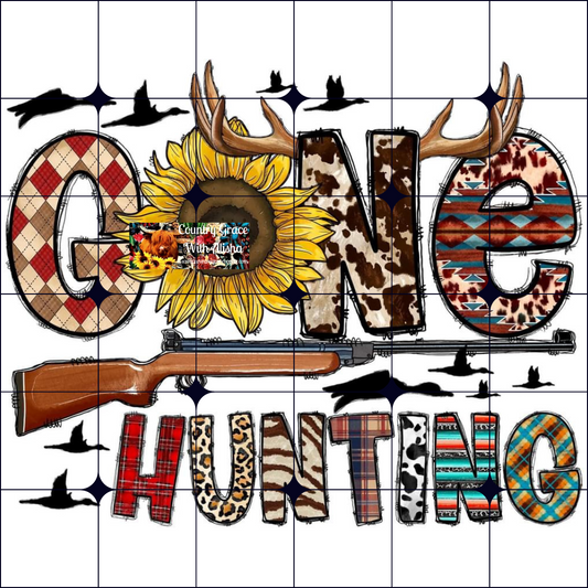 Gone Hunting Ready to Press Sublimation Transfer