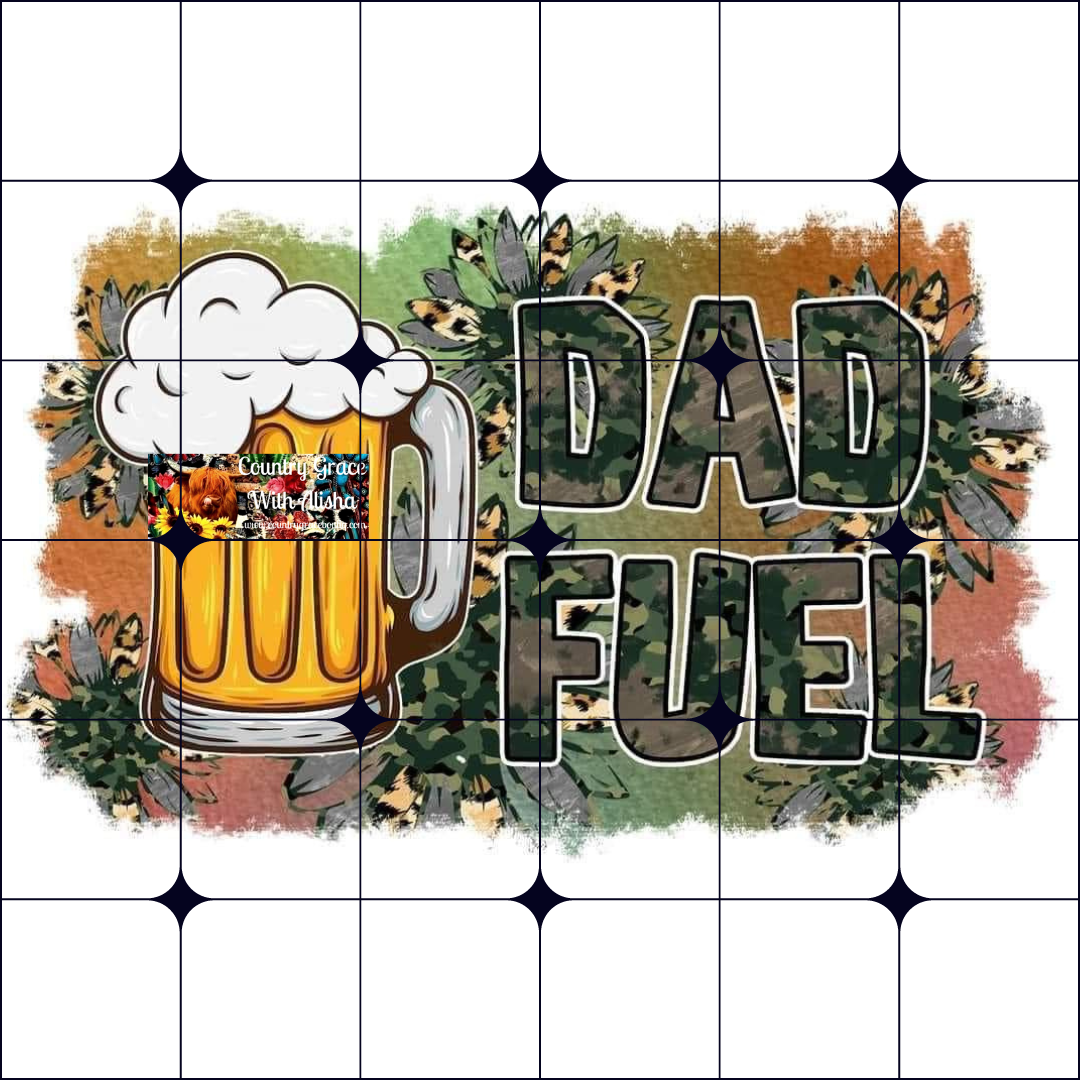 Dad Fuel Ready to Press Sublimation Transfer
