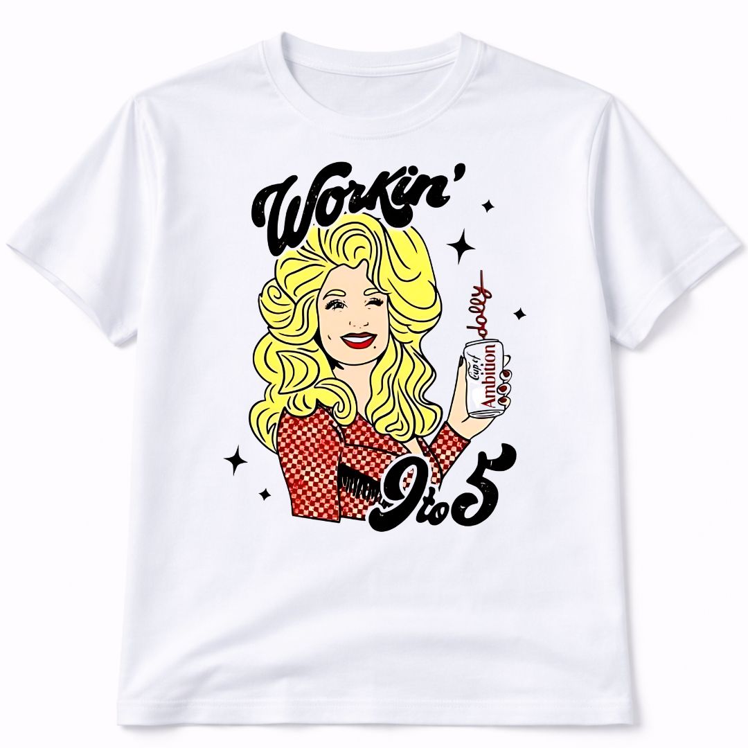 9 To 5 Dolly Graphic Tee Shirt
