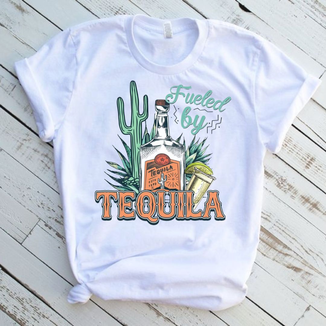 Fueled By Tequila Graphic T-Shirt