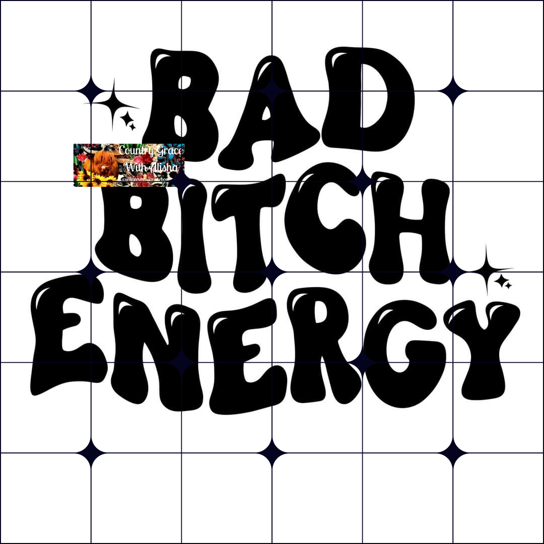 Bad Energy Ready to Press Sublimation Transfer