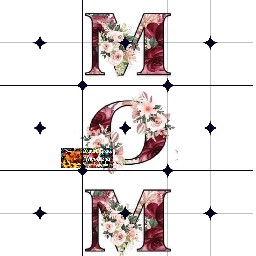 Mom Floral Ready to Press Sublimation Transfer