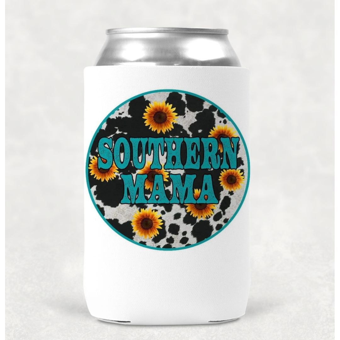 Southern Mama Sunflower Can Cooler Drink Holder Koozie