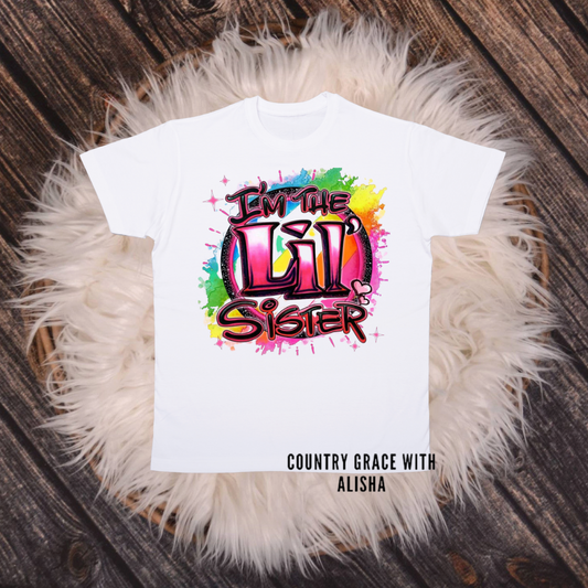 Little Sister Kids Graphic Tee