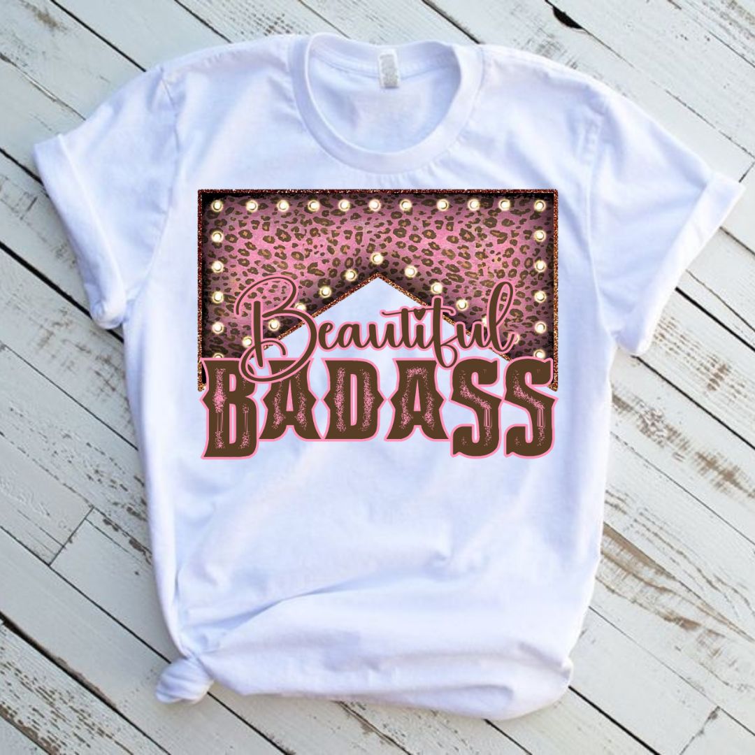 Beautiful Badass Western Graphic T-Shirt