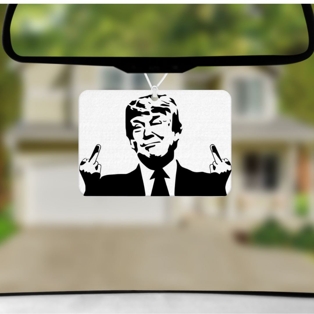 Trump Black Unscented Car Air Freshener