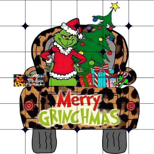 Merry Grinchmas Ready to Press Sublimation Transfer