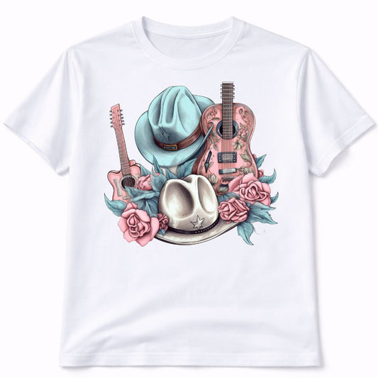 Western Country Floral Graphic T-Shirt