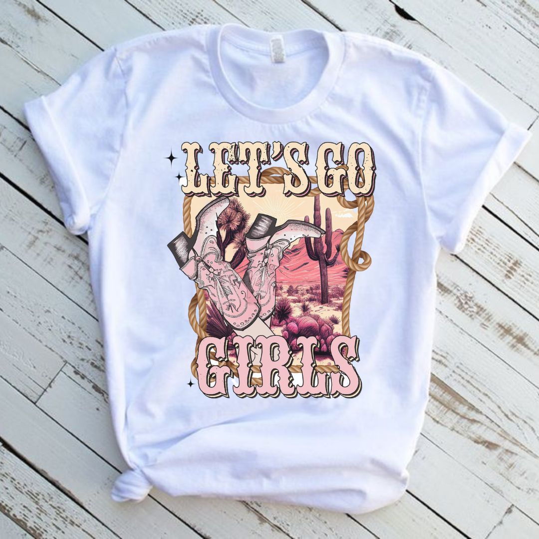 Lets Go Girls Western Graphic T-Shirt