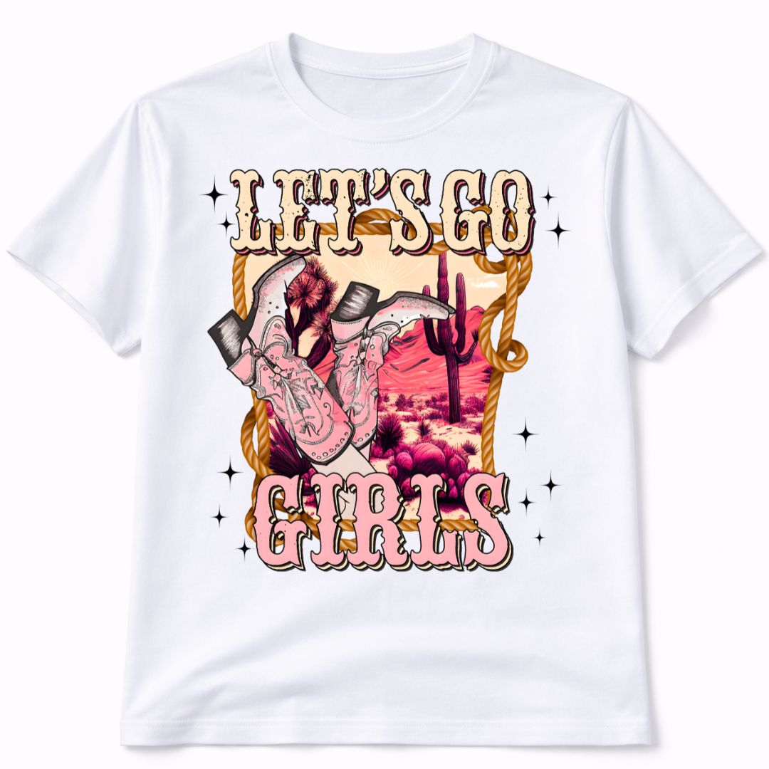 Lets Go Girls Western Graphic T-Shirt