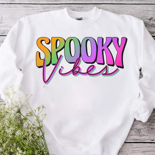 Spooky Vibes Halloween Sweatshirt