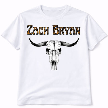 Zack Bryan Bull Skull Graphic T-Shirt