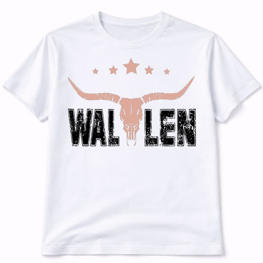 Morgan Wallen Bull Skull Graphic Tee Shirt