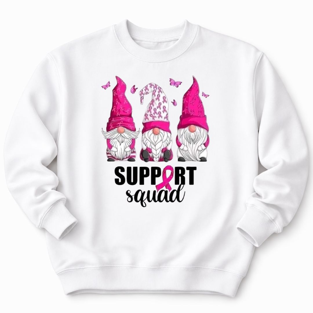 Breast Cancer Gnome Sweatshirt