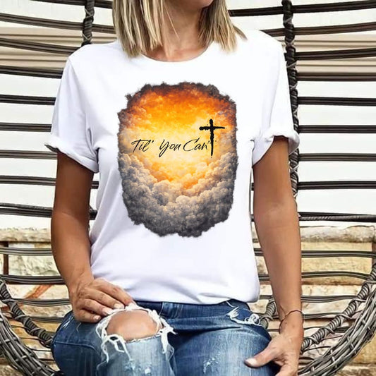 Til You Cant Cross Graphic Tee Shirt