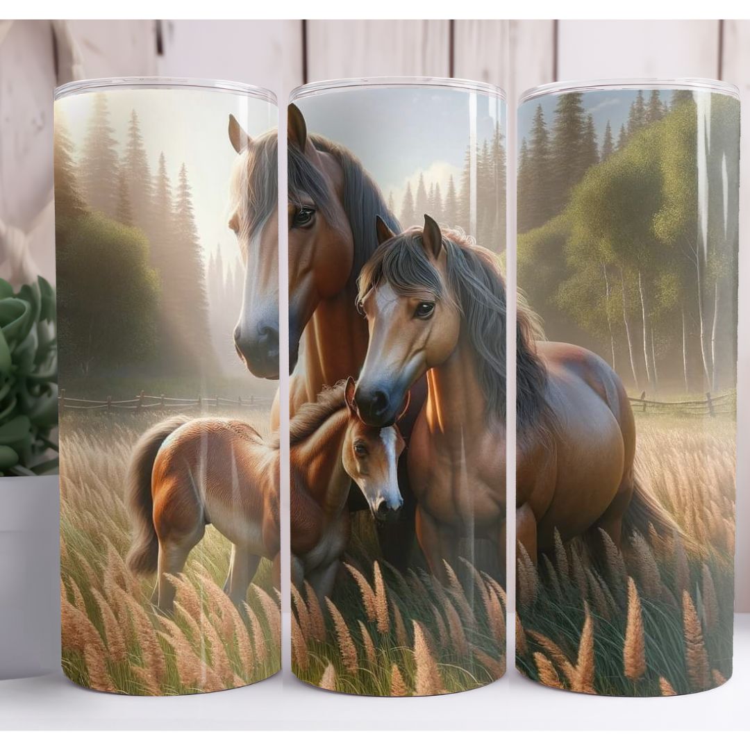 Horse Western 20oz Skinny Tumbler