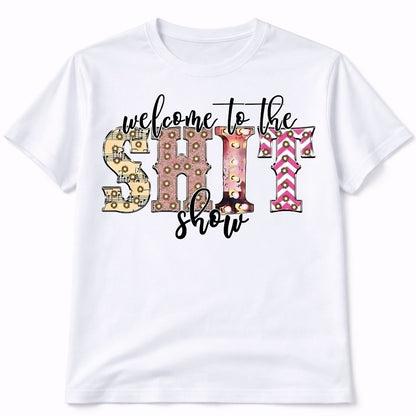 Welcome To The Show Funny Western Graphic T-Shirt