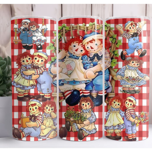 Raggedy Ann and Andy 20oz Skinny Tumbler