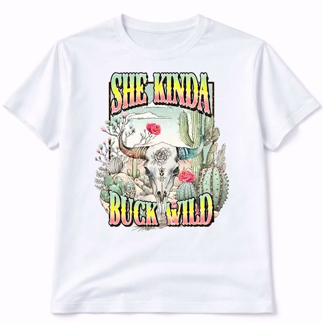 Buck Wild Western Graphic T-Shirt