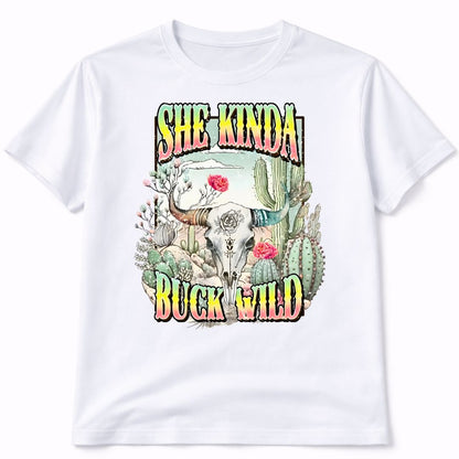 Buck Wild Western Graphic T-Shirt