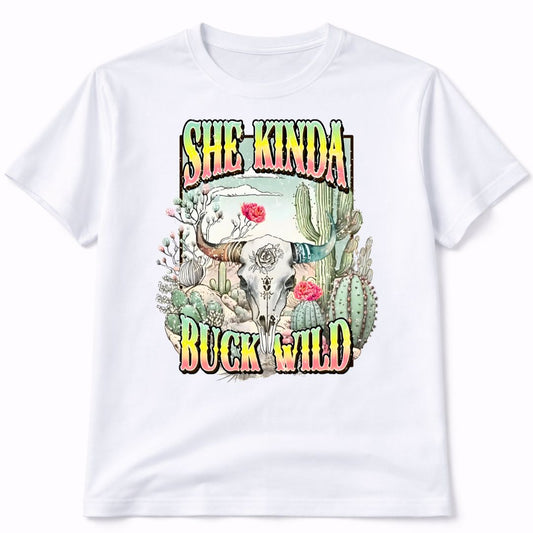 Buck Wild Western Graphic T-Shirt