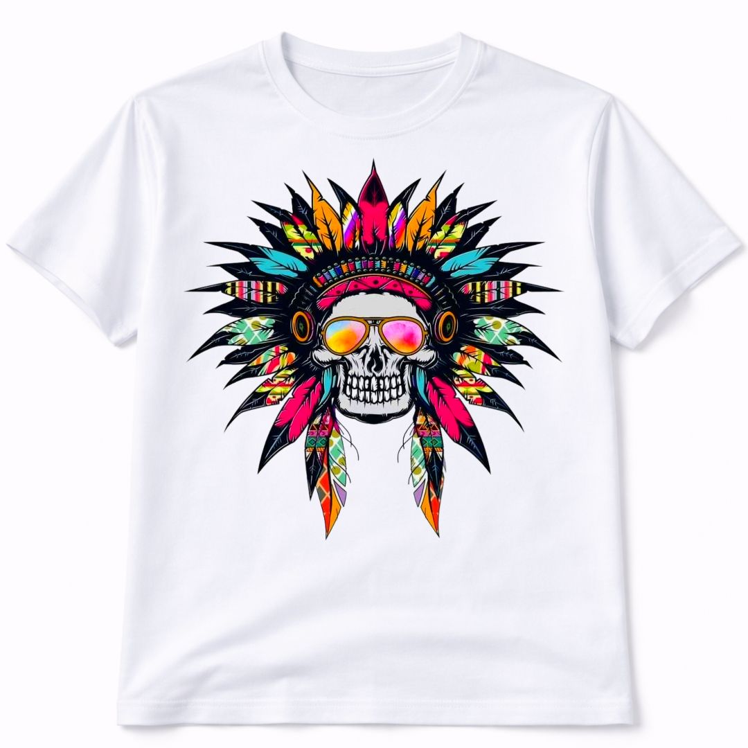 Indian Skull Graphic Tee