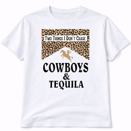 Cowboys Animal Print Western Graphic T-Shirt