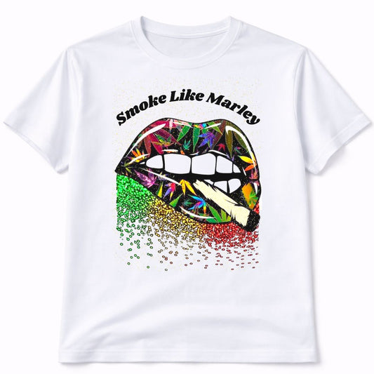 Smoke Like Marley Graphic Short Sleeve T-Shirt