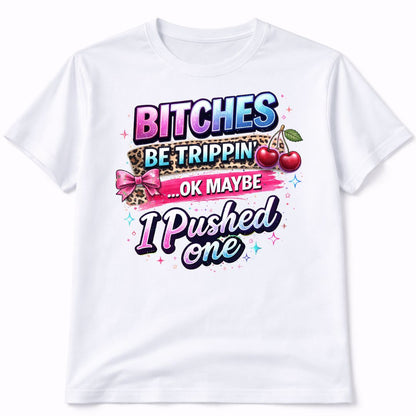 Trippin Funny Custom Graphic Tee Shirt Casual Everyday T-Shirt Comfortable Unisex Fit