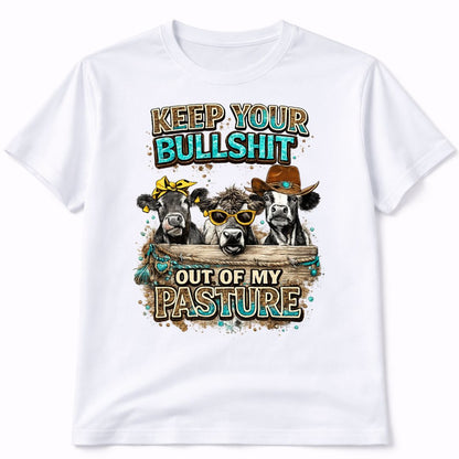 Cows Funny Western Custom Graphic Tee Shirt Casual Everyday T-Shirt Comfortable Unisex Fit