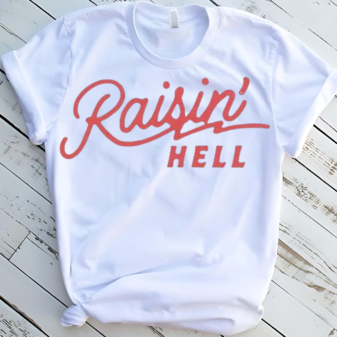 Raisin Hell Western Graphic T-Shirt