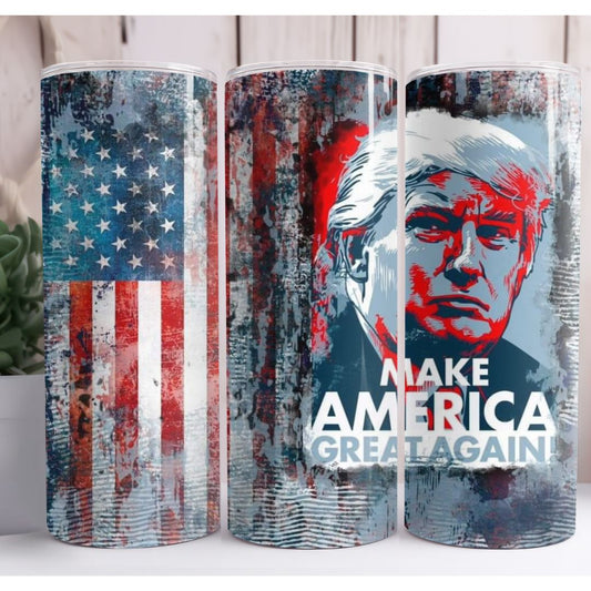 Trump Make America Great 20oz Skinny Tumbler