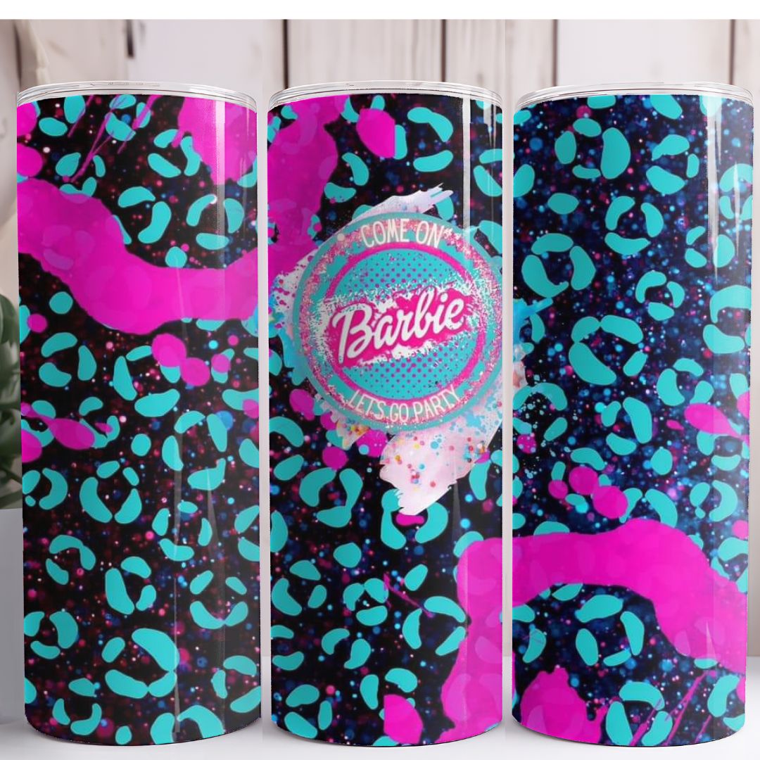 Barbie Animal Print 20oz Skinny Tumbler